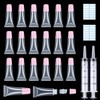 AMORIX 50PCS Lip Gloss Tubes 5ml Pink Cap Lip Gloss