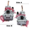Aynaxcol 5HN-14101-00-00 TTR90 Carburetor with Air Filter and Valve Petcock