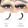 Gemerry Single Eyelash Extension Classic Thickness 0.07/0.15/0.18/0.20 mm C/D Curl,