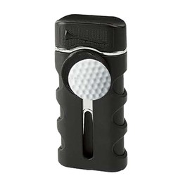 Vector KGM Caddie High Quality Wind-resistant Single Flame Torch Cigar Lighter - Black Matte