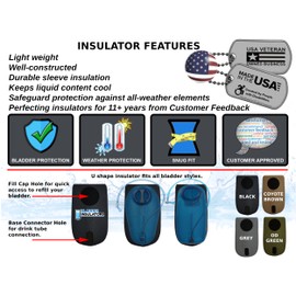 Bladder Insulators are Compatible with Camelbak Hydration Pack Reservoirs