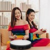 MECCANIXITY 1 Pcs Hand Drum Music Percussion 10 Inch Wood