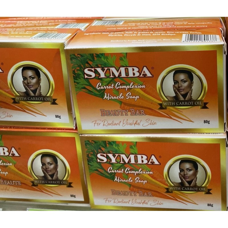 Original Symba Carrot Complexion Miracle Soap – 6 Pack (80g)