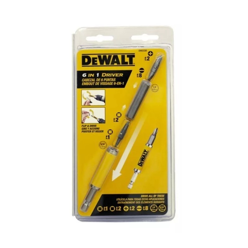 DeWalt Adaptador Con Puntas Dw2330 Dewalt De 4 Pzs