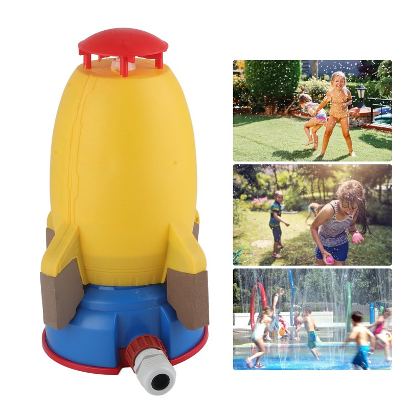 Outdoor Fly Sprinkler Launcher Water Toy 360° Rotating Flying Water