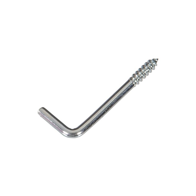 Hardware Essentials 852426 Square Bend Hook Zinc 0.106" x 1-3/8"