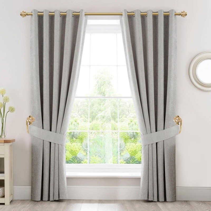 USFOOK 2 Pack Window Treatment Finials for 1 or 7/8