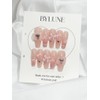 Pink Magnet Gra Handmade Nail Tips Ribbon Nail Tips -