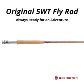 Redington Original Fly Rod – 5wt 9'0" Medium-Fast Action Trout Fly Fishing Rod – Classic Design, Easy Casting, Versatile Freshwater Rod for Dry Flies, Nymphs, and Streamers