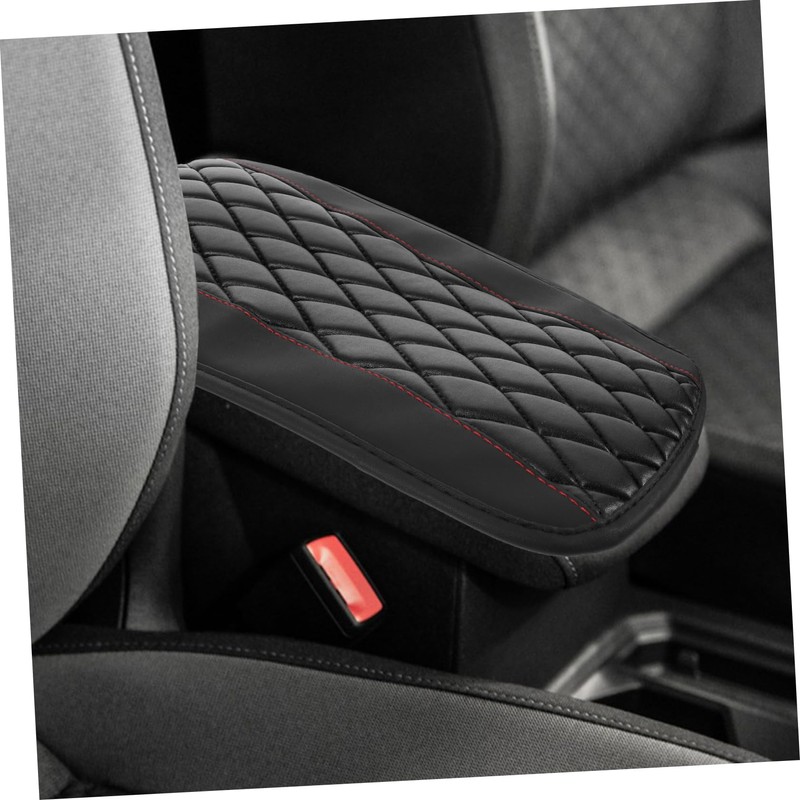 ABOOFAN Car Center Armrest Cover PU Leather Slip Pad Easy