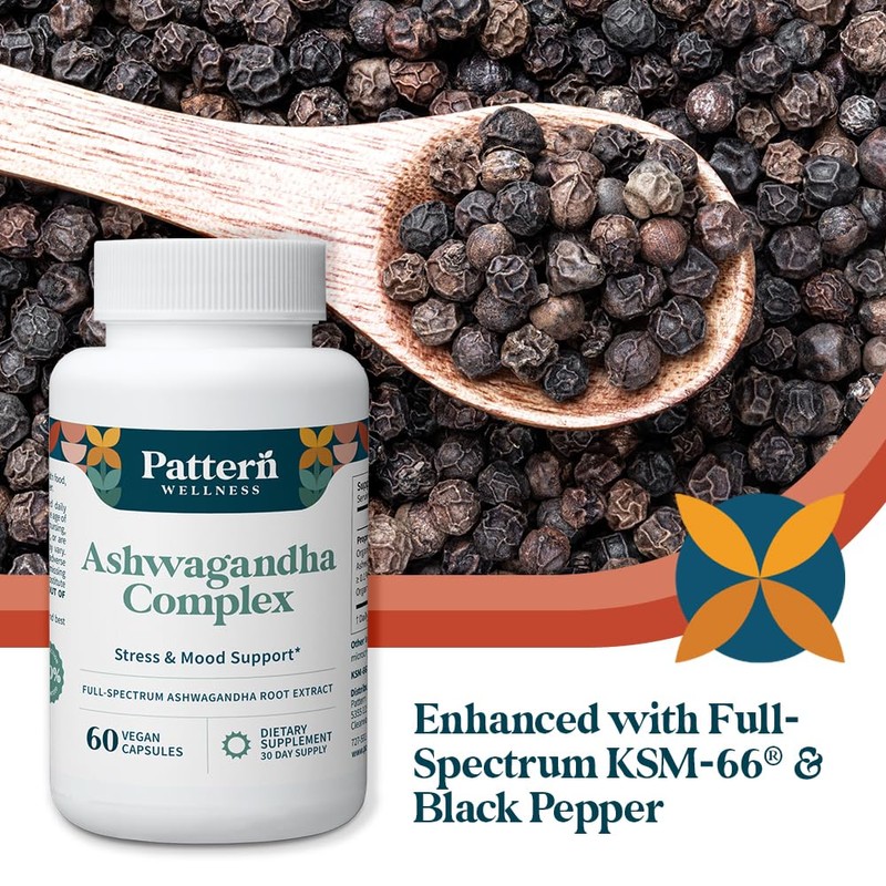 Pattern Wellness Ashwagandha Complex for Men & Women – Organic