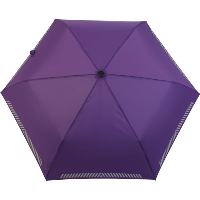 iX-Brella Mini Children's Umbrella, Safety Reflex, Extra Light, berry
