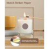 60 Pcs Match Striker Stickers, Match Striker Paper with Adhesive,
