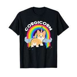 Cute Corgicorn | Unicorn Rainbow | Corgi Owner T-Shirt