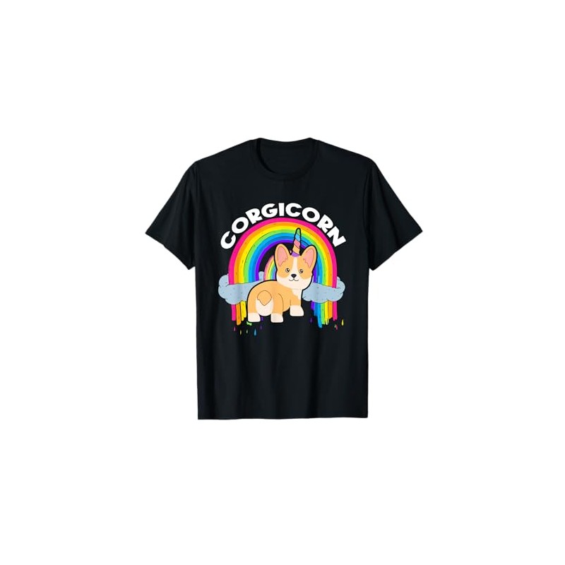 Cute Corgicorn | Unicorn Rainbow | Corgi Owner T-Shirt