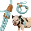 PORCINE® Mini Pig Harness & Leash (S/M) - Fully Adjustable,