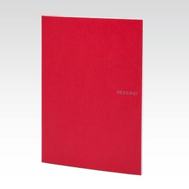 Fabriano EcoQua Dot Grid Note Pad, Large, Glue-Bound, 90 Sheets, Raspberry