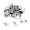 Wiltec 50 x Stainless Steel Clips 6 mm Decking Mounting