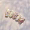 Butterfly Nail Art Stickers 5D Embossed Butterfly Nail Stickers Gold