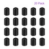 DMiotech 20 Pack 1/2"(12mm) ID Black Screw Thread Protectors Rubber