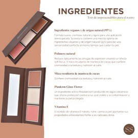 Double S Beauty – The Ultimate Face Palette für Damen, Bronzer, Highlighter und Rouge, Make-up-Highlighter, Bronzer, kompakte Make-up-Palette