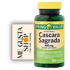 Digestive Health Spring Valley Cascara Sagrada Dietary Supplement 450 mg, 100 Count Includes Me Gustas Sticker