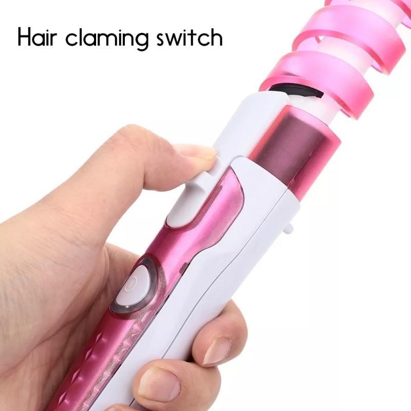 Sellatodo Rizadora Cabello Doble Espiral Ceramica Ondas Rulo Modelado