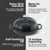Enameled Cast Iron Bread Pan with Lid, 11” Nero (Black)