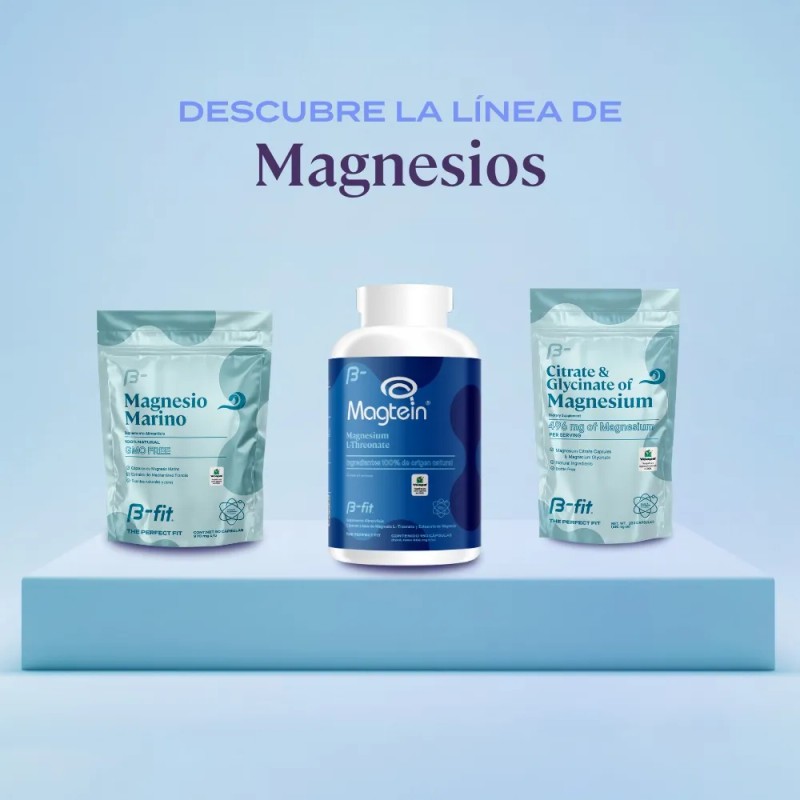 B-fit Magnesio Marino 90 Capsulas Simag 100 Natural Del Mar