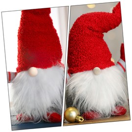 WOONEKY Craft for Gnomes 48pcs Dwarf Beard Hair Accessories Gnome Beards for Crafting Faux Fur for Crafts