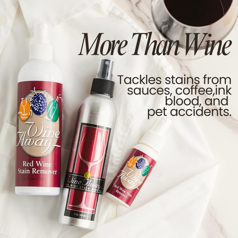 Wine Away Red Wine Stain Remover, Aluminum Signature Collection, 8oz