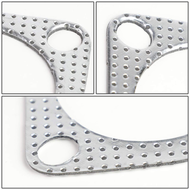 Auto Dynasty Exhaust Manifold Flange Header Gasket, Compatible with 54mm