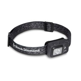BLACK DIAMOND Astro 300 LED Headlamp, Dimmable Battery Powered IPX4 Rainproof Headlamp for Camping, Hiking, Running, Work, Travel, Graphite