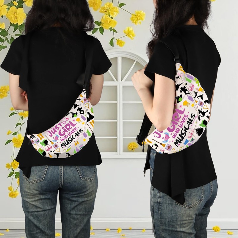 VAMSII Musical Theatre Lover Merchandise Good and Bad Witch Crossbody