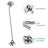LDEXIN 2 Pack 12 Inch Gate Hook and Eye Latch