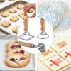 Ravioli Maker Stamp Cutter with Roller Wheel Set, Pasta Maker