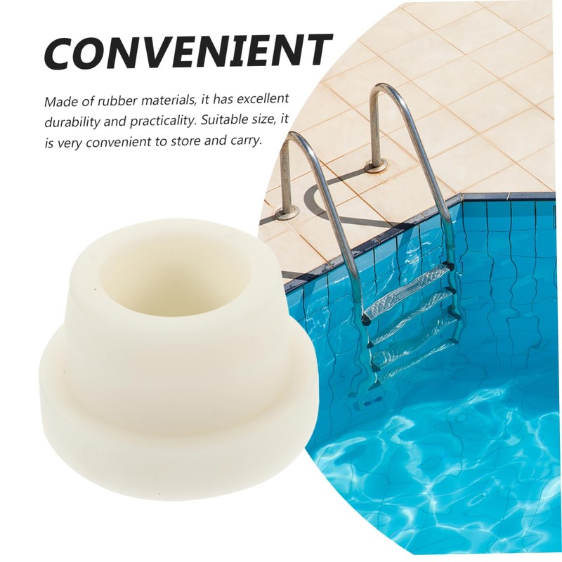 BESPORTBLE 4pcs Rubber Bumper Caps for Swimming Pool Ladder Durable