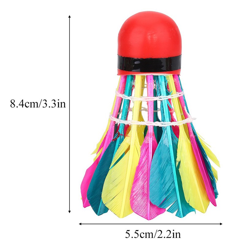 11Pcs/Lot Durable Colorful Badminton Balls Shuttlecocks Sports Training Accessory