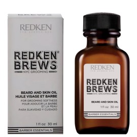 Redken Hair Beard Oil Bottle Scented Anti-Acne For Men  Avocado Apricot Kernel Olea Oil