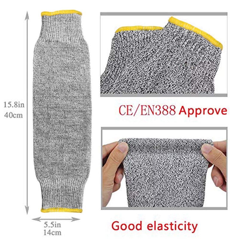 Protective Arm Sleeves, Cut Heat Resistant Arm Protectors Anti Abrasion