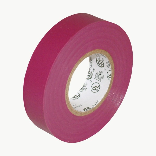 JVCC E-Tape Colored Electrical Tape: 3/4 in. x 66 ft. (Purple)