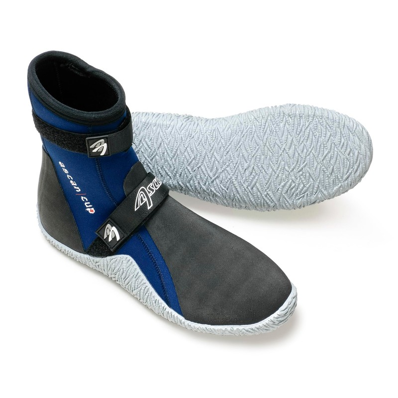 ASCAN Neoprene Sail Shoes Sail Cup - black/blue/white, Neoprene, UK