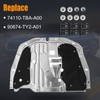 SHOZHO Al-mg Alloy Engine Splash Guard Under Car Shield Cover