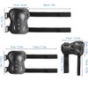 6 Pcs Knee and Elbow Pads 6 in 1 Adjustable