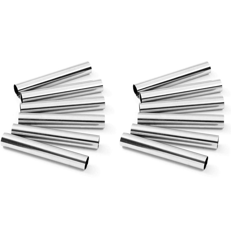 Norpro Stainless Steel Mini Cannoli Form, Set of 12