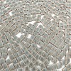 500PCS / 1.1LB Square Ceramic Mosaic Tiles, 0.4 x 0.4