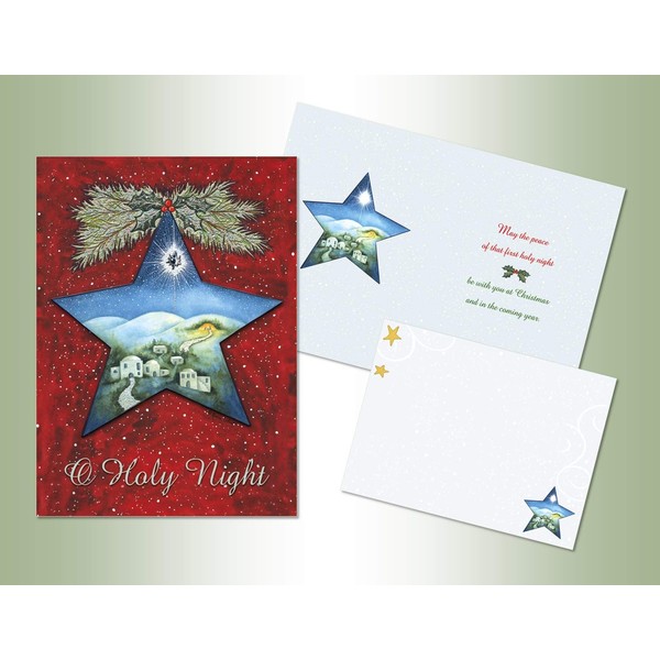 Performing Arts Handmade, Full Color Inside, Matching Envelope O Holy Night Stationery Paper, 65079-12