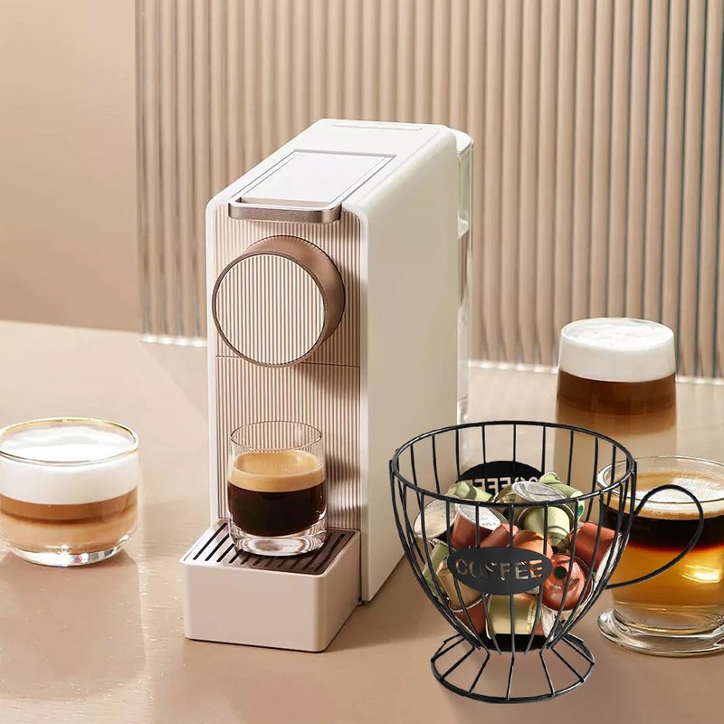 Coffee Pod Holder,Cup Pattern K Cup Holder Metal Coffee Capsule