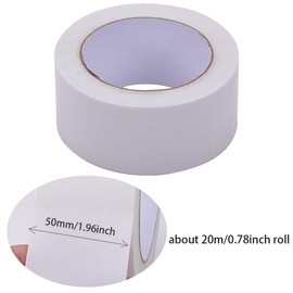 GORGECRAFT 2 Inch x 21 Yard Bookbinding Tape Cloth Fabric Repair Safe Cloth Library Book Hinge Repair Craft Tape Acid Free for Book Binder Hinge Sofa Cable White