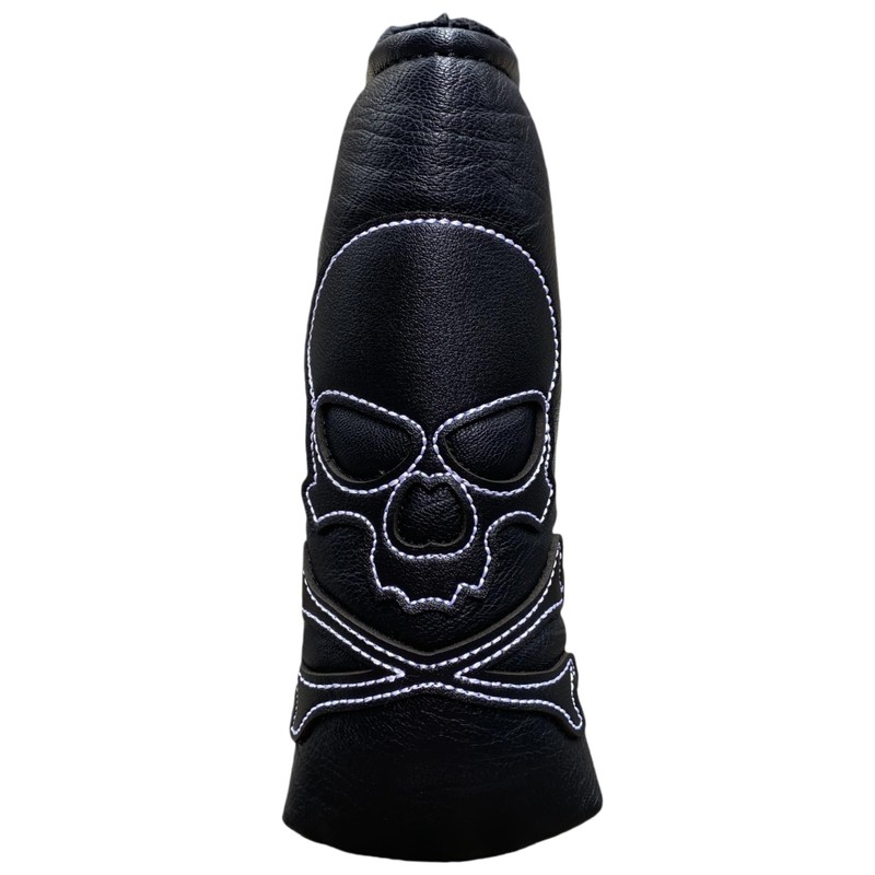 Skull Magnetic Golf Putter Cover Headcover Blade Putter Head Cover
